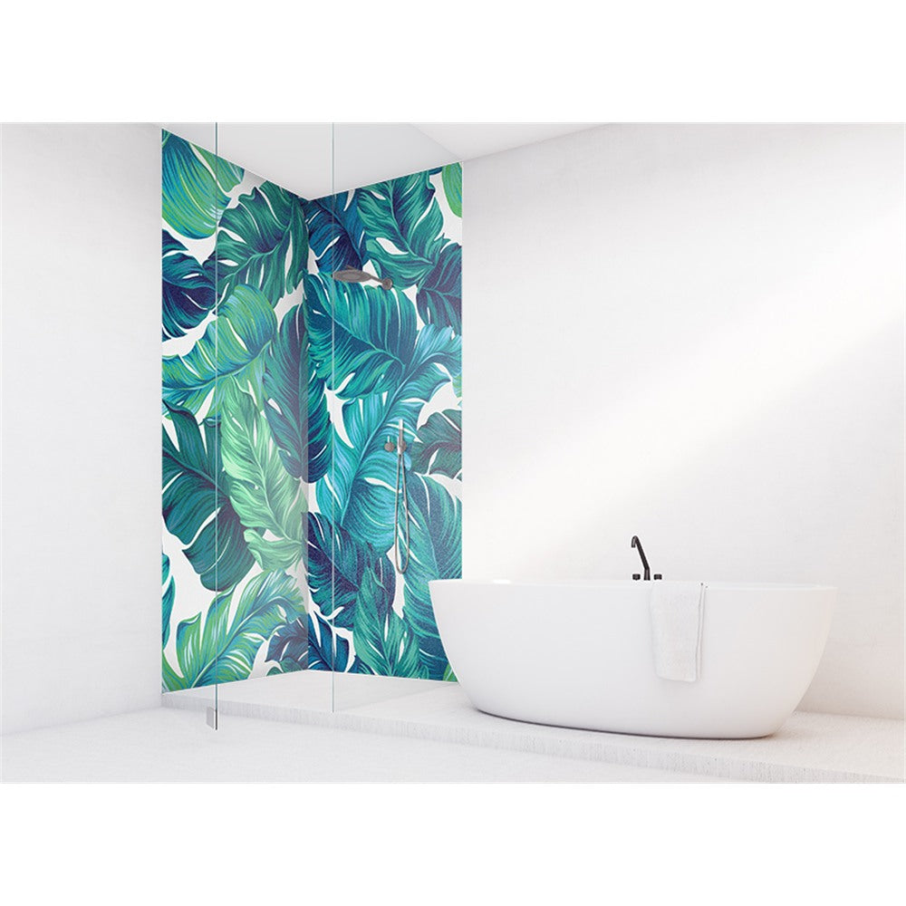 Panneau mural douche VIPANEL - Inspiration nature Feuilles exotiques EX - Finition velvet