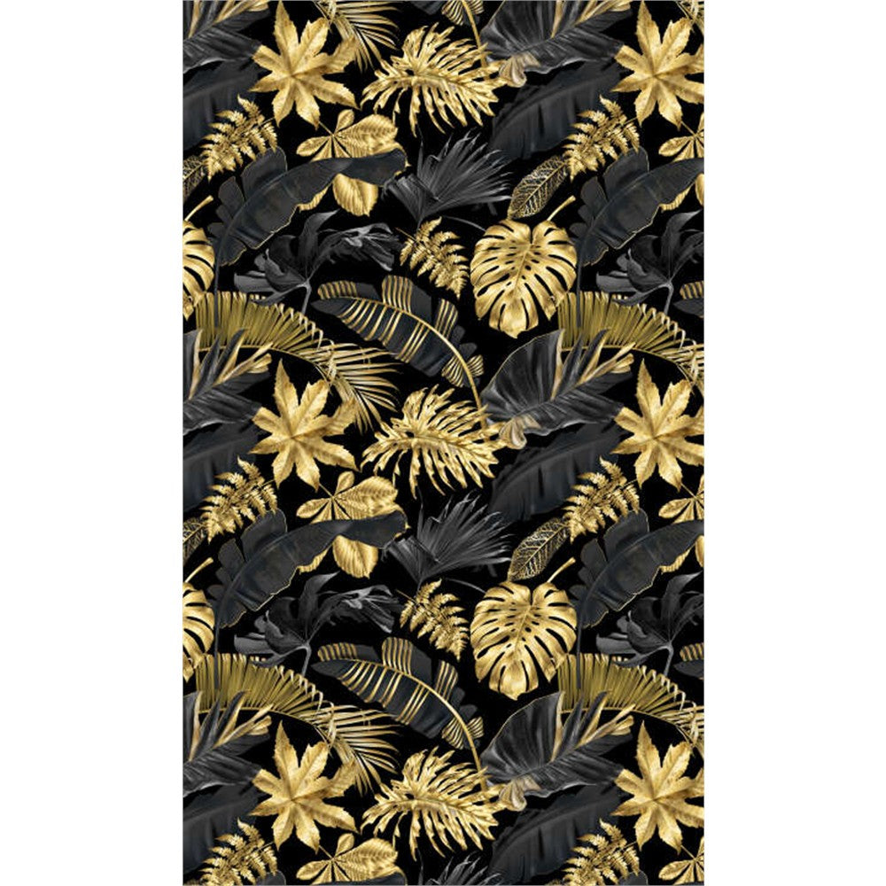 Panneau mural douche VIPANEL - Inspiration nature Feuillage doré - Finition velvet