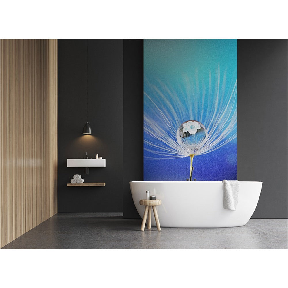 Panneau mural douche VIPANEL - Inspiration nature Goutte d'eau - Finition brillant