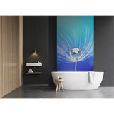 Panneau mural douche VIPANEL - Inspiration nature Goutte d'eau - Finition brillant