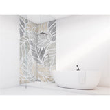 Panneau mural douche VIPANEL - Inspiration nature Feuillage gris - Finition mat