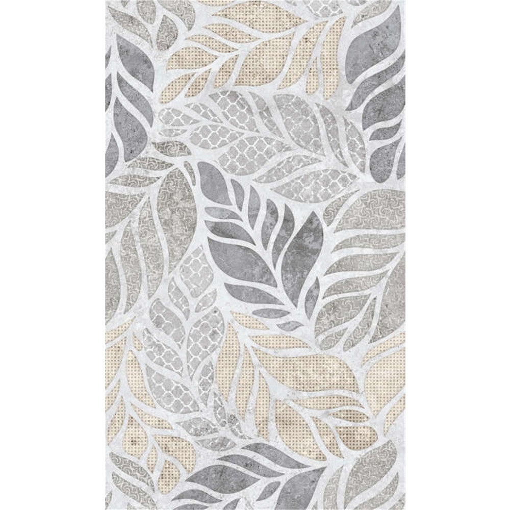 Panneau mural douche VIPANEL - Inspiration nature Feuillage gris - Finition mat