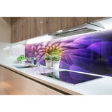 Panneau mural douche VIPANEL - Inspiration nature Chrysantheme violet - Finition brillant