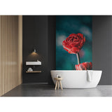 Panneau mural douche VIPANEL - Inspiration nature Tulipe rouge - Finition brillant