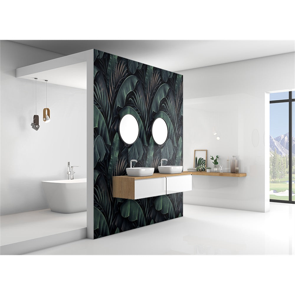 Panneau mural douche VIPANEL - Inspiration nature Tropical néon - Finition mat