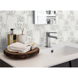 Panneau mural douche VIPANEL - Inspiration nature Lys d'Afrique - Finition mat