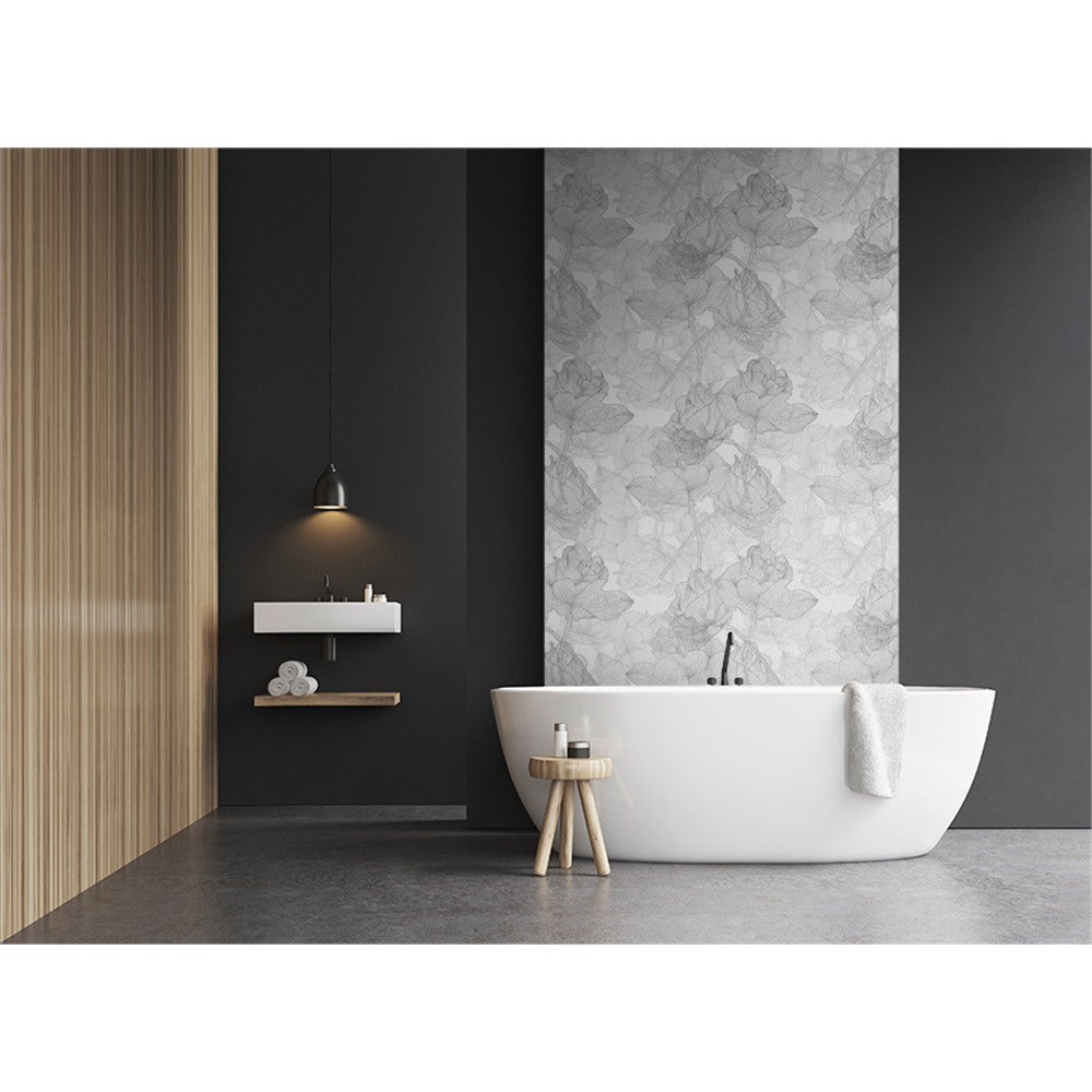 Panneau mural douche VIPANEL - Inspiration nature Romantique rose - Finition mat