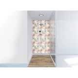 Panneau mural douche VIPANEL - Inspiration nature Feuilles transparentes - Finition mat