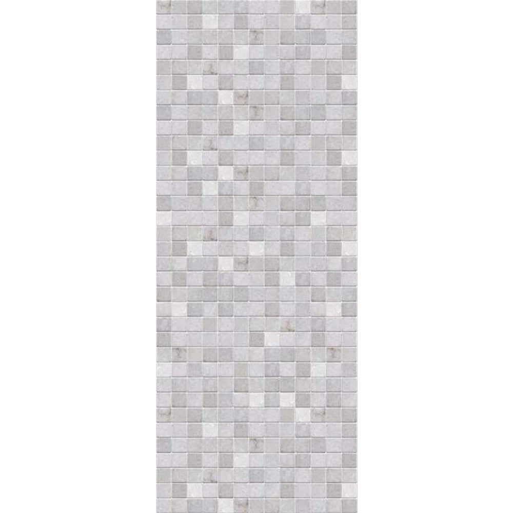 Panneau mural douche VIPANEL - Carrelage Mosaïque marbre greige - Finition brillant