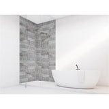 Panneau mural douche VIPANEL - Carrelage Carreaux textile large - Finition brillant