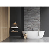 Panneau mural douche VIPANEL - Carrelage Carreaux textile large - Finition brillant
