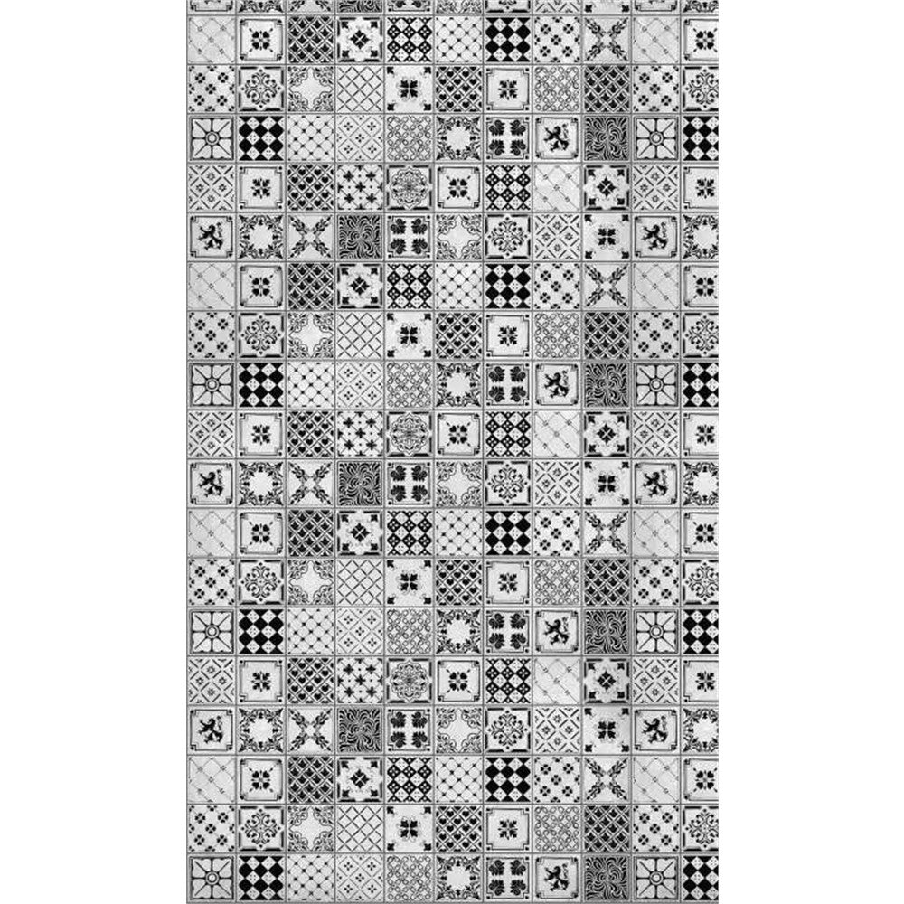 Panneau mural douche VIPANEL - Carrelage Carreaux indigo gris - Finition brillant