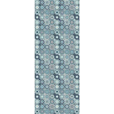 Panneau mural douche VIPANEL - Carrelage Carreaux Orientaux bleu - Finition brillant