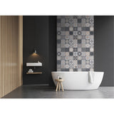 Panneau mural douche VIPANEL - Carrelage Carreaux Portugais traditionnel - Finition brillant