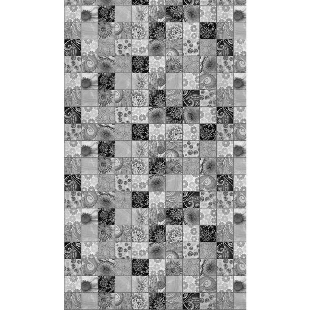 Panneau mural douche VIPANEL - Carrelage Carreaux floraux - Finition brillant