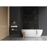Panneau mural douche VIPANEL - Motif Reliefs - Finition velvet