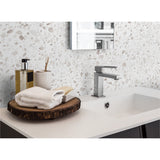 Panneau mural douche VIPANEL - Pierre Terrazzo - Finition mat