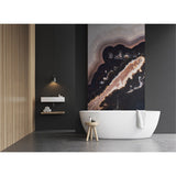 Panneau mural douche VIPANEL - Pierre Cristal rose - Finition brillant