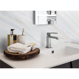 Panneau mural douche VIPANEL - Pierre Marbre naturel Diagonal - Finition mat