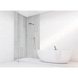 Panneau mural douche VIPANEL - Bois peint blanc - Finition - Finition mat
