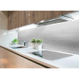 Panneau mural douche VIPANEL - Bois peint blanc - Finition - Finition mat