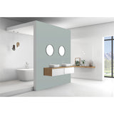 Panneau mural douche VIPANEL - Couleur Unie NCS4010-B90G - Finition velvet