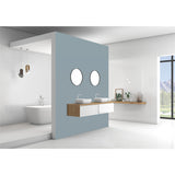Panneau mural douche VIPANEL - Couleur Unie NCS5030-B10G - Finition velvet