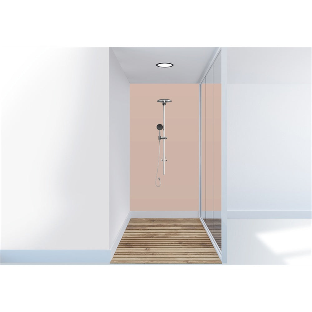 Panneau mural douche VIPANEL - Couleur Unie NCS3020-Y50R - Finition velvet