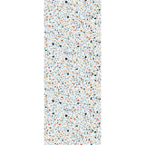 Panneau mural douche VIPANEL - Pierre terrazzo bleu - Finition - Finition mat