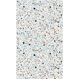 Panneau mural douche VIPANEL - Pierre terrazzo bleu - Finition - Finition mat