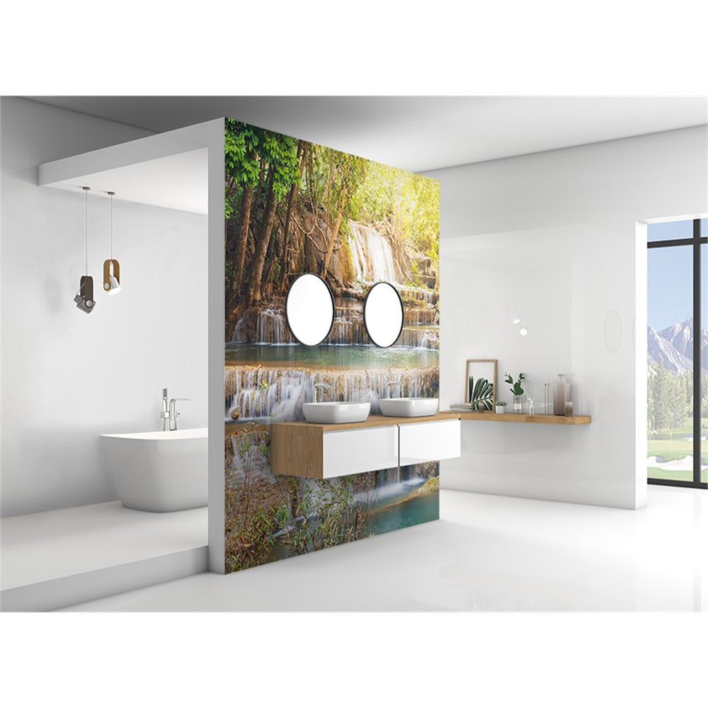 Panneau mural douche VIPANEL - Inspiration nature chute eau 2 - Finition - Finition brillant