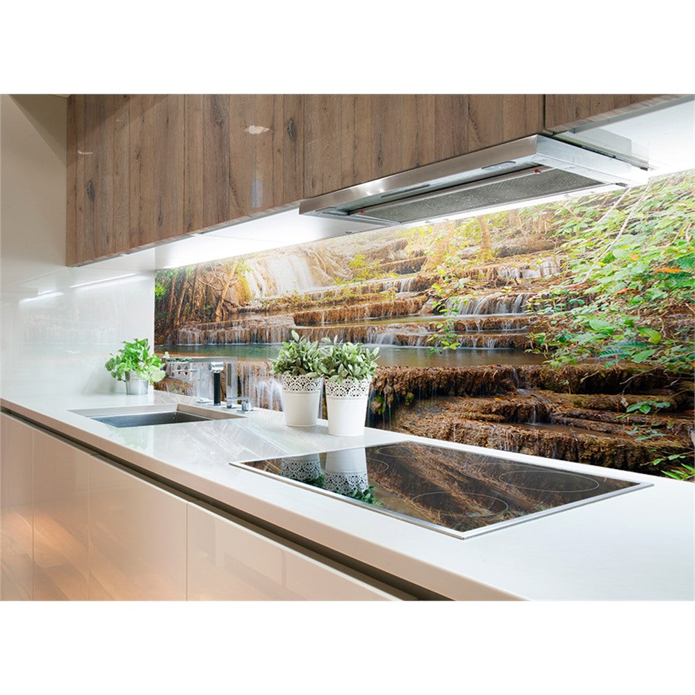Panneau mural douche VIPANEL - Inspiration nature chute eau 2 - Finition - Finition brillant