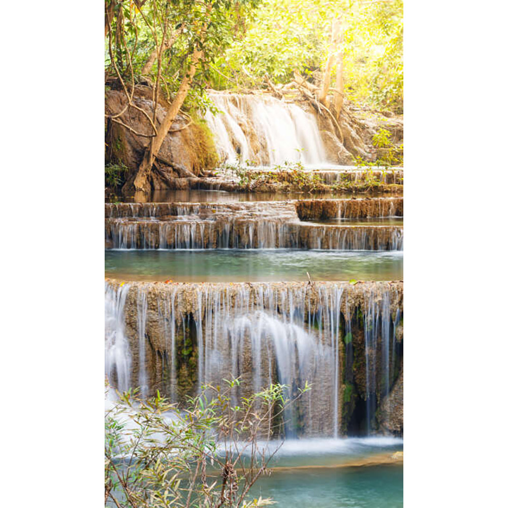 Panneau mural douche VIPANEL - Inspiration nature chute eau 2 - Finition - Finition brillant