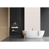 Panneau mural douche VIPANEL - Couleur Unie NCS S1005-Y80R - Finition velvet