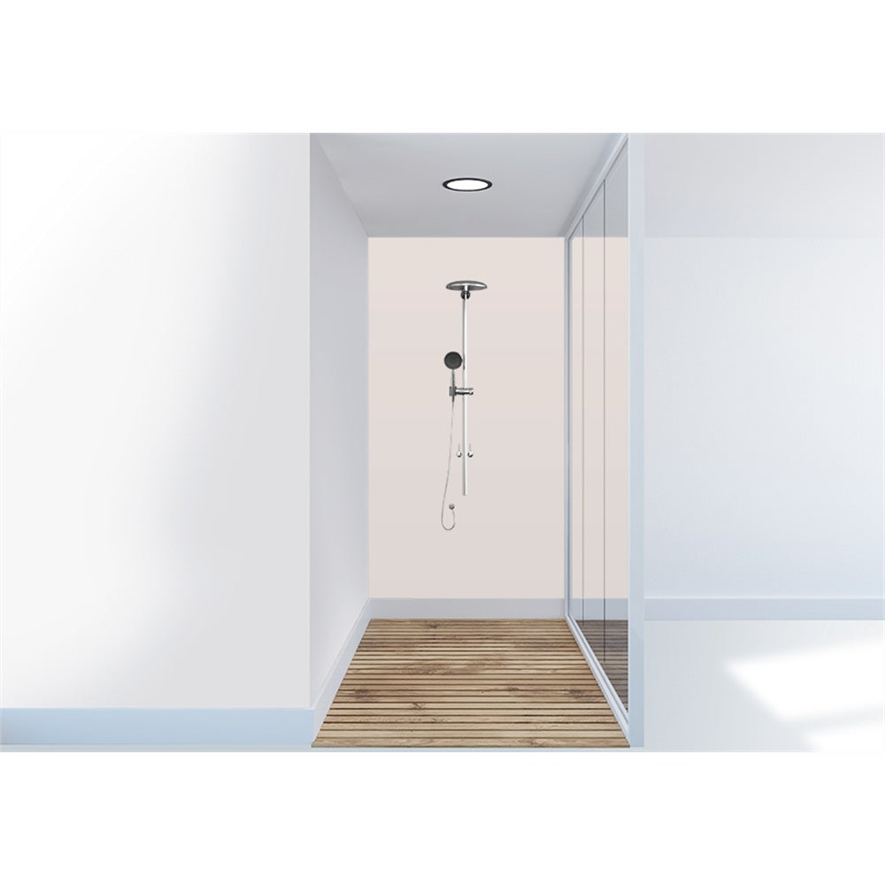 Panneau mural douche VIPANEL - Couleur Unie NCS S1005-Y80R - Finition velvet