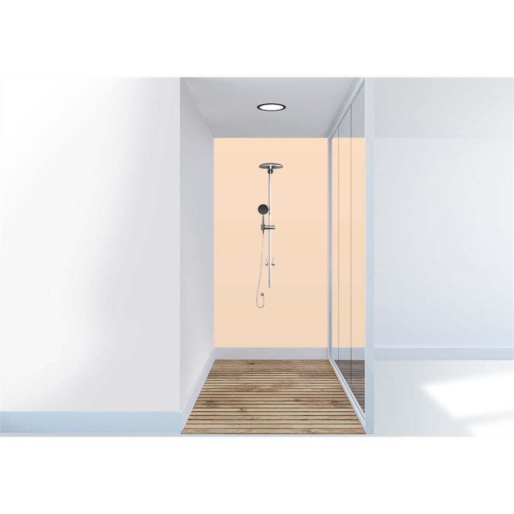 Panneau mural douche VIPANEL - Couleur Unie NCS S0520-Y40R - Finition velvet