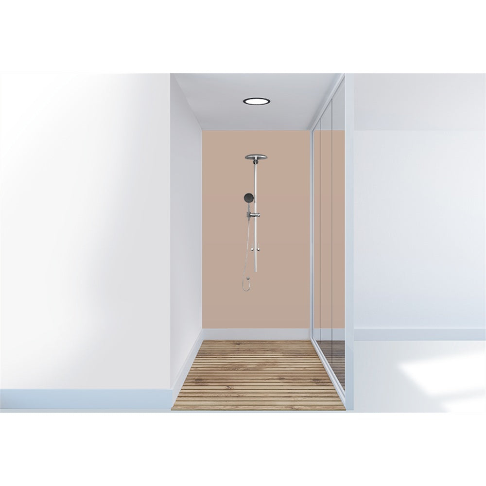 Panneau mural douche VIPANEL - Couleur Unie Pantone 4645 C - Finition velvet