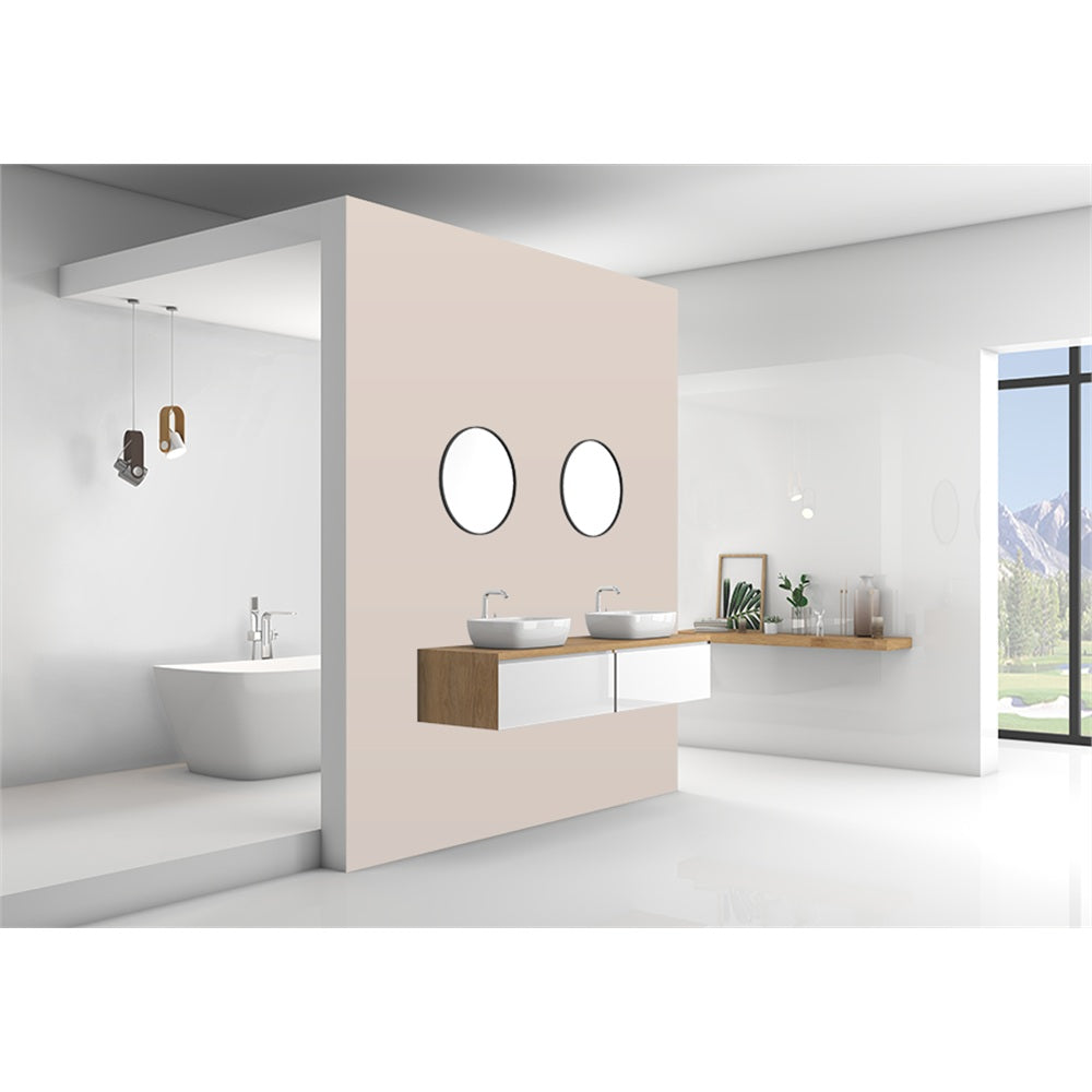 Panneau mural douche VIPANEL - Couleur Unie Pantone 4755 - Finition velvet