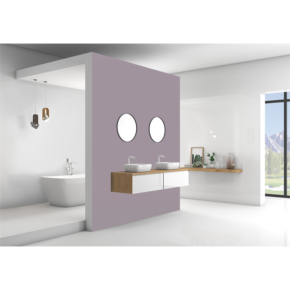 Panneau mural douche VIPANEL - Couleur unie Pantone 5125 - Finition velvet