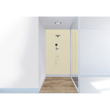 Panneau mural douche VIPANEL - Couleur unie Pantone 4545 - Finition velvet
