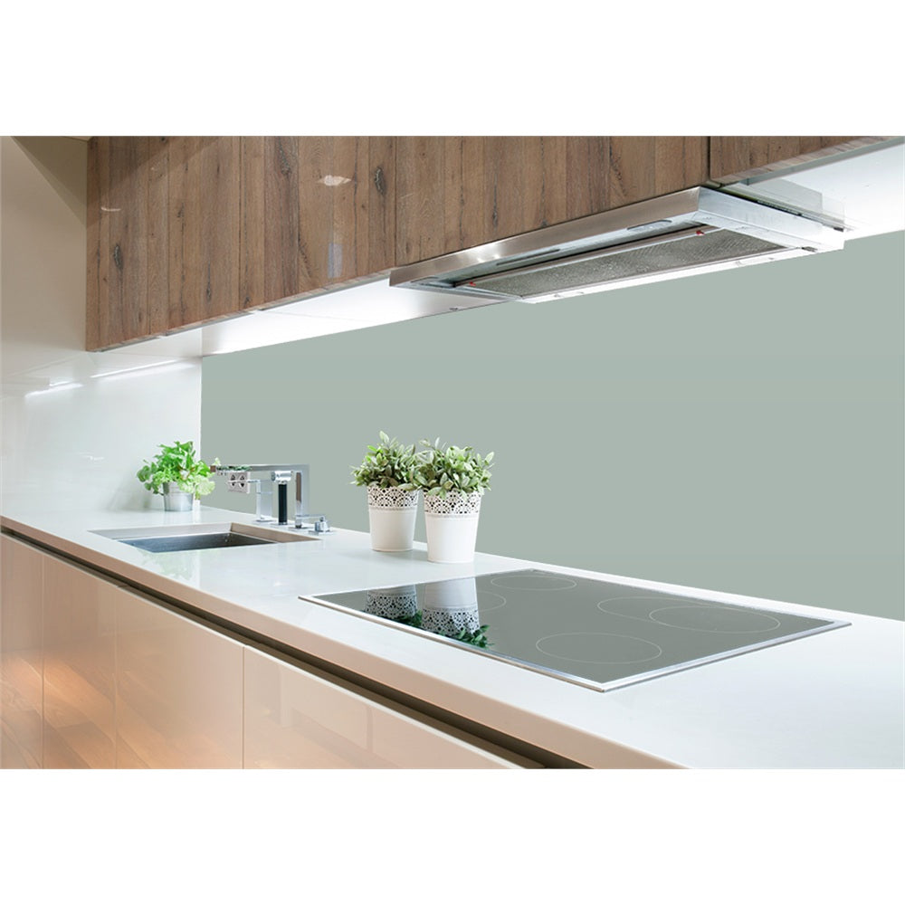 Panneau mural douche VIPANEL - Couleur unie Pantone 5565 - Finition velvet