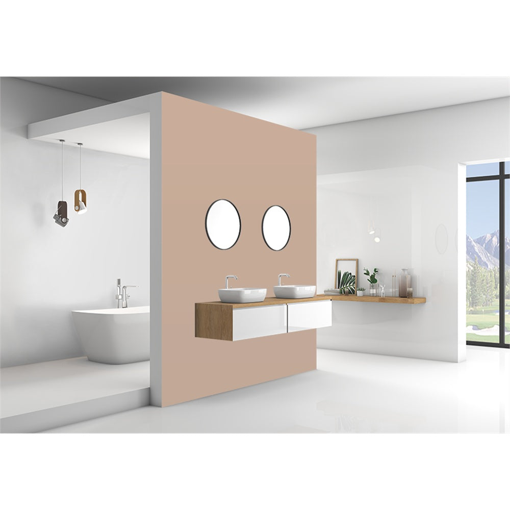 Panneau mural douche VIPANEL - Couleur unie Pantone 729 - Finition velvet