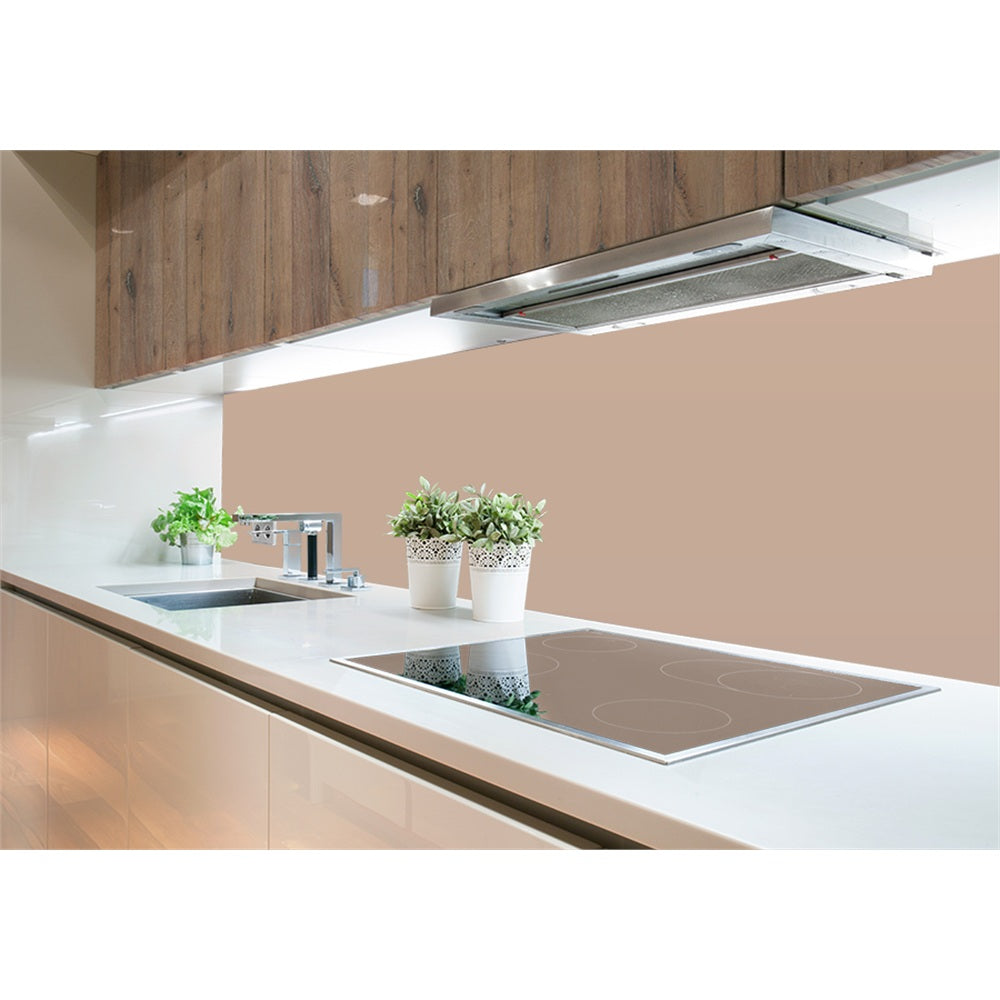 Panneau mural douche VIPANEL - Couleur unie Pantone 729 - Finition velvet