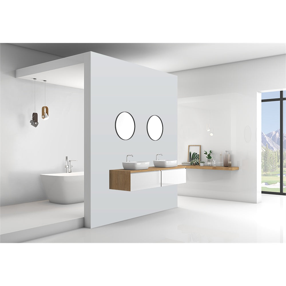 Panneau mural douche VIPANEL - Couleur unie Pantone 427 - Finition velvet
