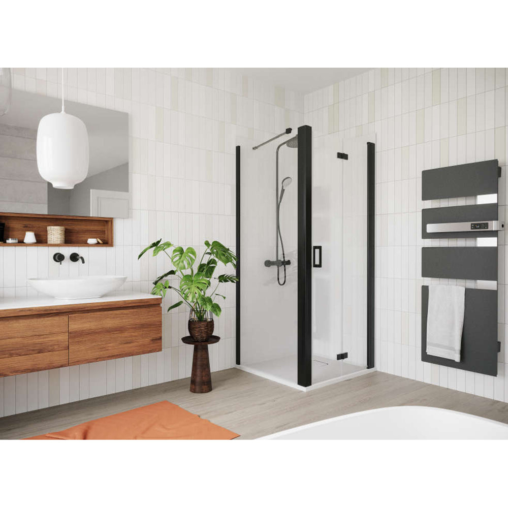 Panneau mural douche autoportant NICHEPANEL - Couleur Unie Blanc - Finition Mat - Sans niche