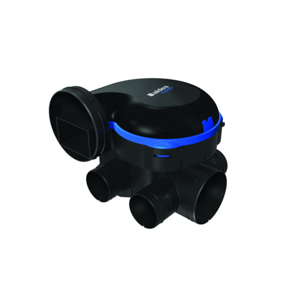 VMC ALDES EasyHOME Hygroréglable Classic avec 3 bouches, système de ventilation simple flux pour maison.
