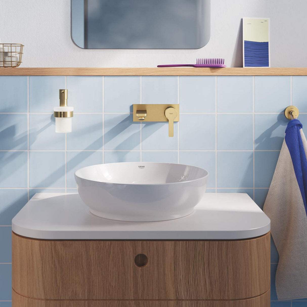 GROHE Pack mitigeur lavabo encastré + corps encastré pour mitigeur