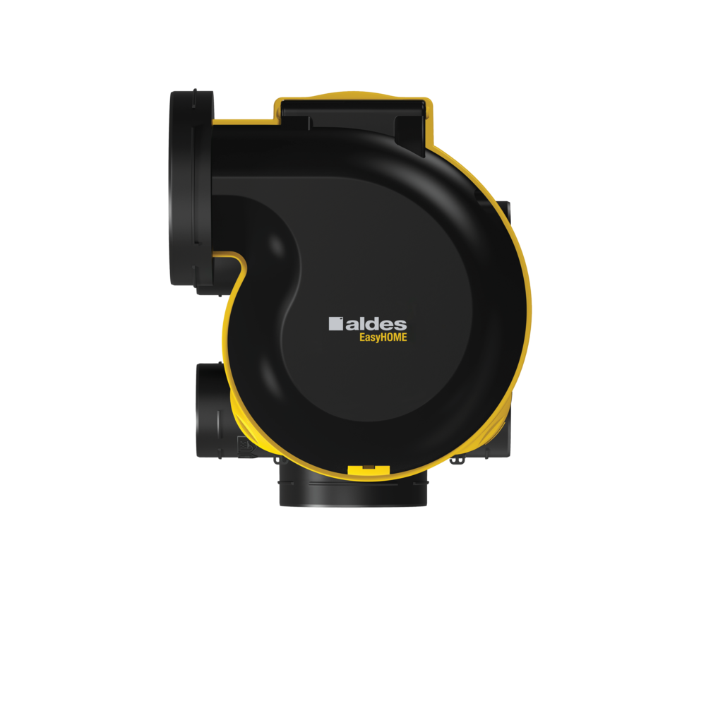 VMC simple flux ALDES EasyHOME Auto Comble classique avec 3 grilles d'aération pour ventilation efficace.