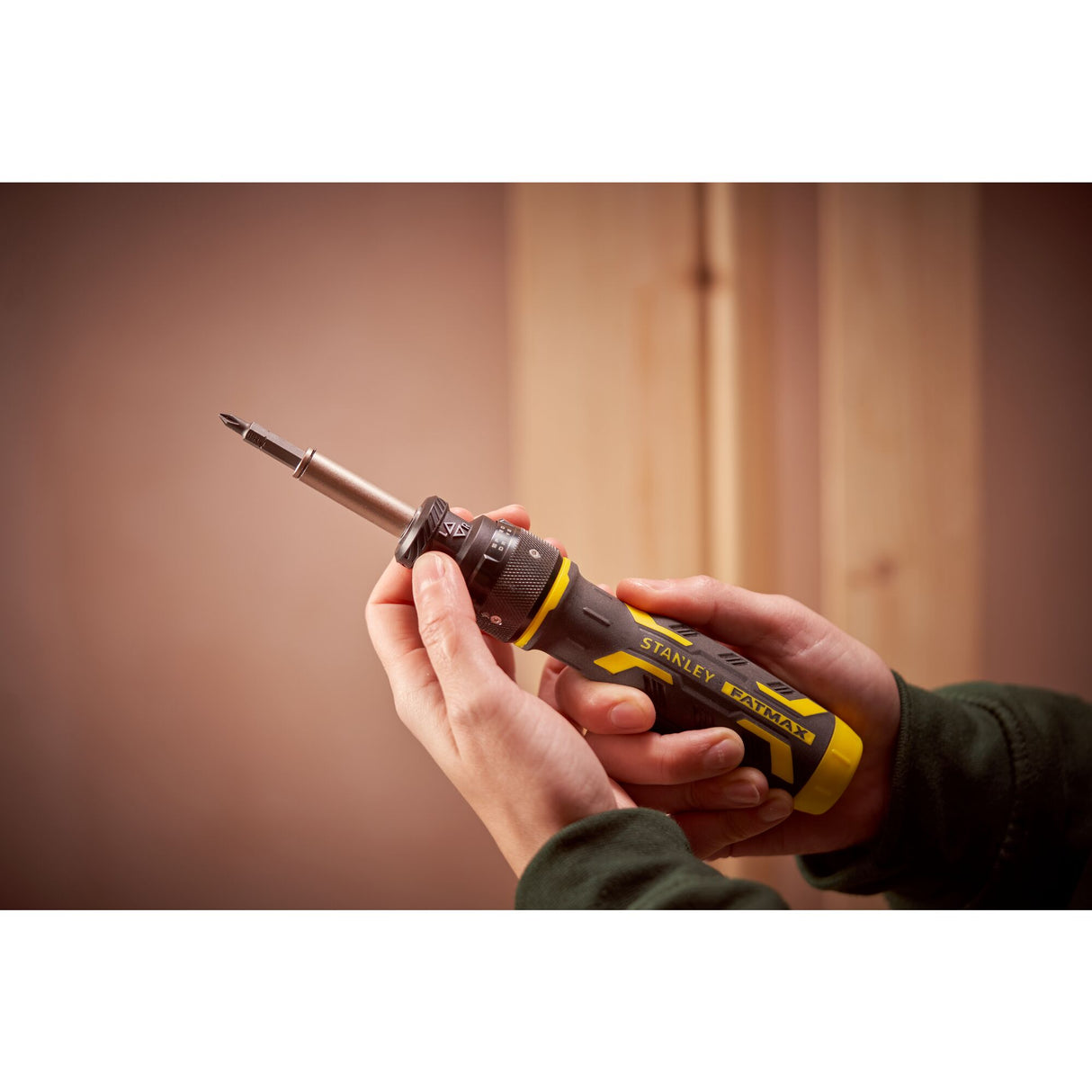 STANLEY FATMAX Tournevis à cliquet 360° 3 double embouts FMHT62692-0