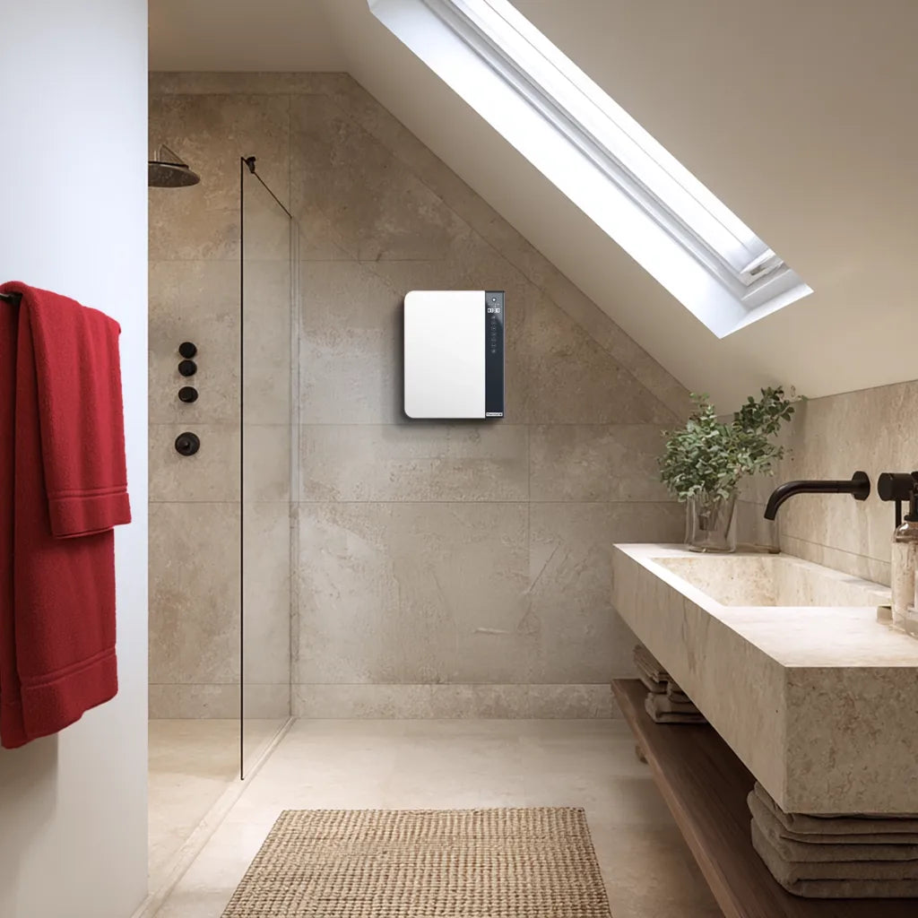 THERMOR Sèche-serviettes soufflant ILLICO 3 1800W sans barres blanc